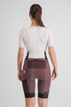 SPORTFUL Kolesarske kratke hlače z naramnicami - SUPERGIARA - bordo