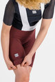 SPORTFUL Kolesarske kratke hlače z naramnicami - BODYFIT - bordo