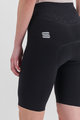 SPORTFUL Kolesarske kratke hlače brez naramnic - TOTAL COMFORT - črna