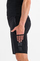 SPORTFUL Kolesarske kratke hlače brez naramnic - SUPERGIARA - črna
