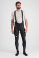 SPORTFUL Kolesarske dolge hlače z naramnicami - TOTAL COMFORT - črna