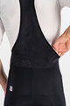 SPORTFUL Kolesarske dolge hlače z naramnicami - TOTAL COMFORT - črna