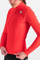 SPORTFUL Kolesarski dres z dolgimi rokavi zimski - KELLY THERMAL - rdeča