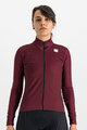 SPORTFUL Kolesarski dres z dolgimi rokavi zimski - KELLY THERMAL - bordo