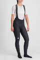 SPORTFUL Kolesarske dolge hlače z naramnicami - BODYFIT CLASSIC W - črna