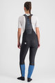 SPORTFUL Kolesarske dolge hlače z naramnicami - CLASSIC - črna/modra