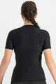 SPORTFUL Kolesarska  majica s kratkimi rokavi - BODYFIT PRO - črna