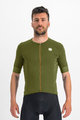 SPORTFUL Kolesarski dres s kratkimi rokavi - MONOCROM - zelena