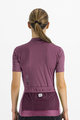 SPORTFUL Kolesarski dres s kratkimi rokavi - SUPERGIARA - vijolična