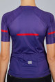 SPORTFUL Kolesarski dres s kratkimi rokavi - EVO - vijolična