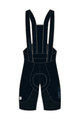 SPORTFUL Kolesarske kratke hlače z naramnicami - SHIELD - črna