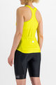 SPORTFUL Kolesarska majica brez rokavov - FLARE - rumena