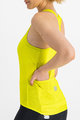 SPORTFUL Kolesarska majica brez rokavov - FLARE - rumena