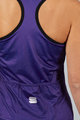 SPORTFUL Kolesarska majica brez rokavov - FLARE - vijolična