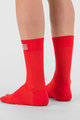 SPORTFUL Kolesarske klasične nogavice - MATCHY - rdeča