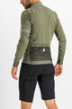 SPORTFUL Kolesarski dres z dolgimi rokavi zimski - SUPERGIARA THERMAL - zelena