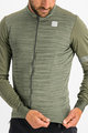 SPORTFUL Kolesarski dres z dolgimi rokavi zimski - SUPERGIARA THERMAL - zelena
