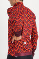 SPORTFUL Kolesarska  podaljšana jakna - PIXEL - rdeča/rjava