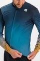 SPORTFUL Kolesarski dres z dolgimi rokavi zimski - ROCKET THERMAL - modra/rjava