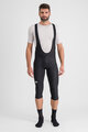 SPORTFUL Kolesarske 3/4 hlače z naramnicami - NEO - črna