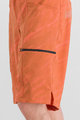 SPORTFUL Kolesarske kratke hlače brez naramnic - CLIFF GIARA - oranžna