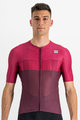 SPORTFUL Kolesarski dres s kratkimi rokavi - LIGHT PRO - bordo