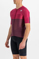SPORTFUL Kolesarski dres s kratkimi rokavi - LIGHT PRO - bordo