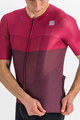 SPORTFUL Kolesarski dres s kratkimi rokavi - LIGHT PRO - bordo