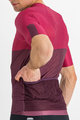 SPORTFUL Kolesarski dres s kratkimi rokavi - LIGHT PRO - bordo