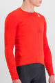 SPORTFUL Kolesarski dres z dolgimi rokavi zimski - MATCHY - rdeča