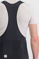 SPORTFUL Kolesarske kratke hlače z naramnicami - NEO - črna/bela