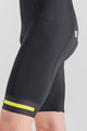SPORTFUL Kolesarske kratke hlače z naramnicami - NEO - črna/rumena