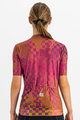 SPORTFUL Kolesarski dres s kratkimi rokavi - ROCKET - ciklama/rjava