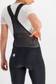 SPORTFUL Kolesarske kratke hlače z naramnicami - BODYFIT CLASSIC - črna