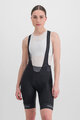 SPORTFUL Kolesarske kratke hlače z naramnicami - NEO - črna
