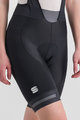 SPORTFUL Kolesarske kratke hlače z naramnicami - NEO - črna