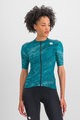 SPORTFUL Kolesarski dres s kratkimi rokavi - CLIFF SUPERGIARA - turkizna
