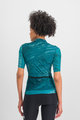 SPORTFUL Kolesarski dres s kratkimi rokavi - CLIFF SUPERGIARA - turkizna
