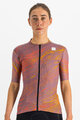 SPORTFUL Kolesarski dres s kratkimi rokavi - CLIFF SUPERGIARA - vijolična/oranžna