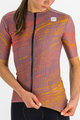 SPORTFUL Kolesarski dres s kratkimi rokavi - CLIFF SUPERGIARA - vijolična/oranžna