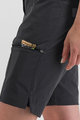 SPORTFUL Kolesarske kratke hlače brez naramnic - GIARA - črna