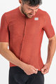 SPORTFUL Kolesarski dres s kratkimi rokavi - CHECKMATE - rdeča