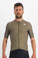 SPORTFUL Kolesarski dres s kratkimi rokavi - CHECKMATE - rjava