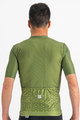 SPORTFUL Kolesarski dres s kratkimi rokavi - CHECKMATE - zelena