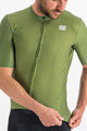 SPORTFUL Kolesarski dres s kratkimi rokavi - CHECKMATE - zelena