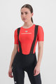 SPORTFUL Kolesarska  majica s kratkimi rokavi - PRO BASELAYER - rdeča
