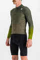 SPORTFUL Kolesarski dres z dolgimi rokavi zimski - BODYFIT PRO - zelena