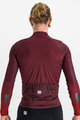 SPORTFUL Kolesarski dres z dolgimi rokavi zimski - BODYFIT PRO - bordo