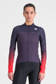SPORTFUL Kolesarski dres z dolgimi rokavi zimski - BODYFIT PRO THERMAL - rdeča/modra