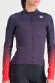 SPORTFUL Kolesarski dres z dolgimi rokavi zimski - BODYFIT PRO THERMAL - rdeča/modra